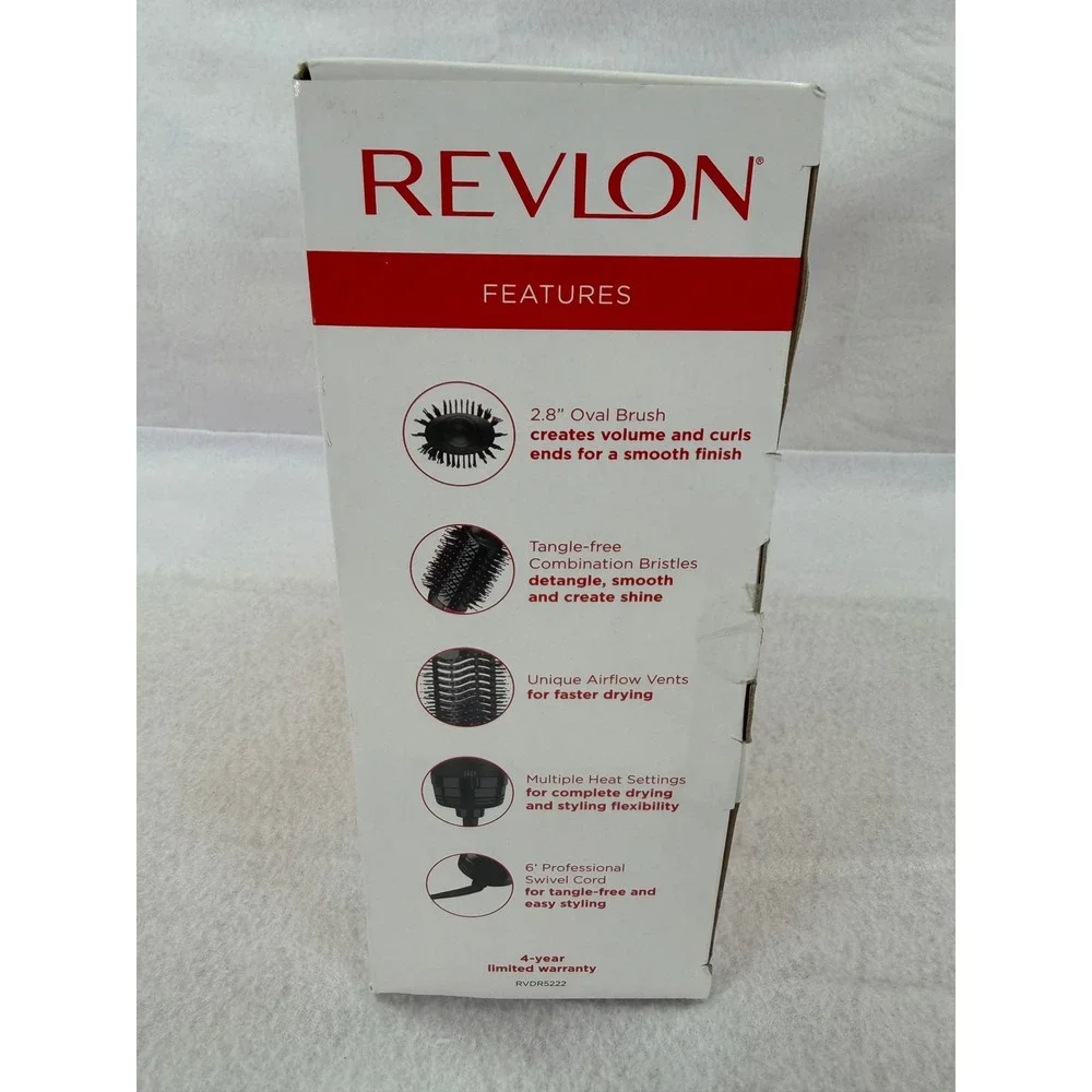Revlon One-Step Volumizer Hot Air Brush Black Pink RVDR5222 Hair Dryer